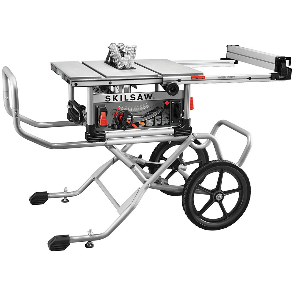 SKIL SPT99-11 10-Inch Heavy Duty Portable Folding Worm Drive Table Saw with Stand - image 2 of 10