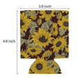 thumbnail image 3 of Beer Sleeve 2 Pack Cool Cans Cooler Sleeve Sunflower Farmhouse Beer Can Coolies for Birthday Party Decoration (3.9In X4.9 In), 3 of 3
