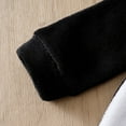 thumbnail image 6 of QUOTAY Soft Flannel Long Sleeve Romper with Panda Hood Winter Cozy Button Outfit for Boys Girls Kids Jumpsuit Playwear Indoor Outdoor 1M-1Y Z02_Multicolour,Light_80, 6 of 8