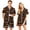 Dark Purple, variant on Matching Halloween Pajamas for Couples 2 Piece Short Sleeve Button Down Pjs Soft Breathable Sleepwear Loungewear for Women Men Pumpkin Ghost Bat Web Print Black L