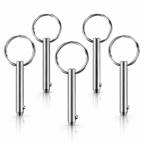 Boat Bimini Top Pins Marine 316 Stainless Steel Quick Release Detent Pin for Deck Fitting Hardware 5 pieces