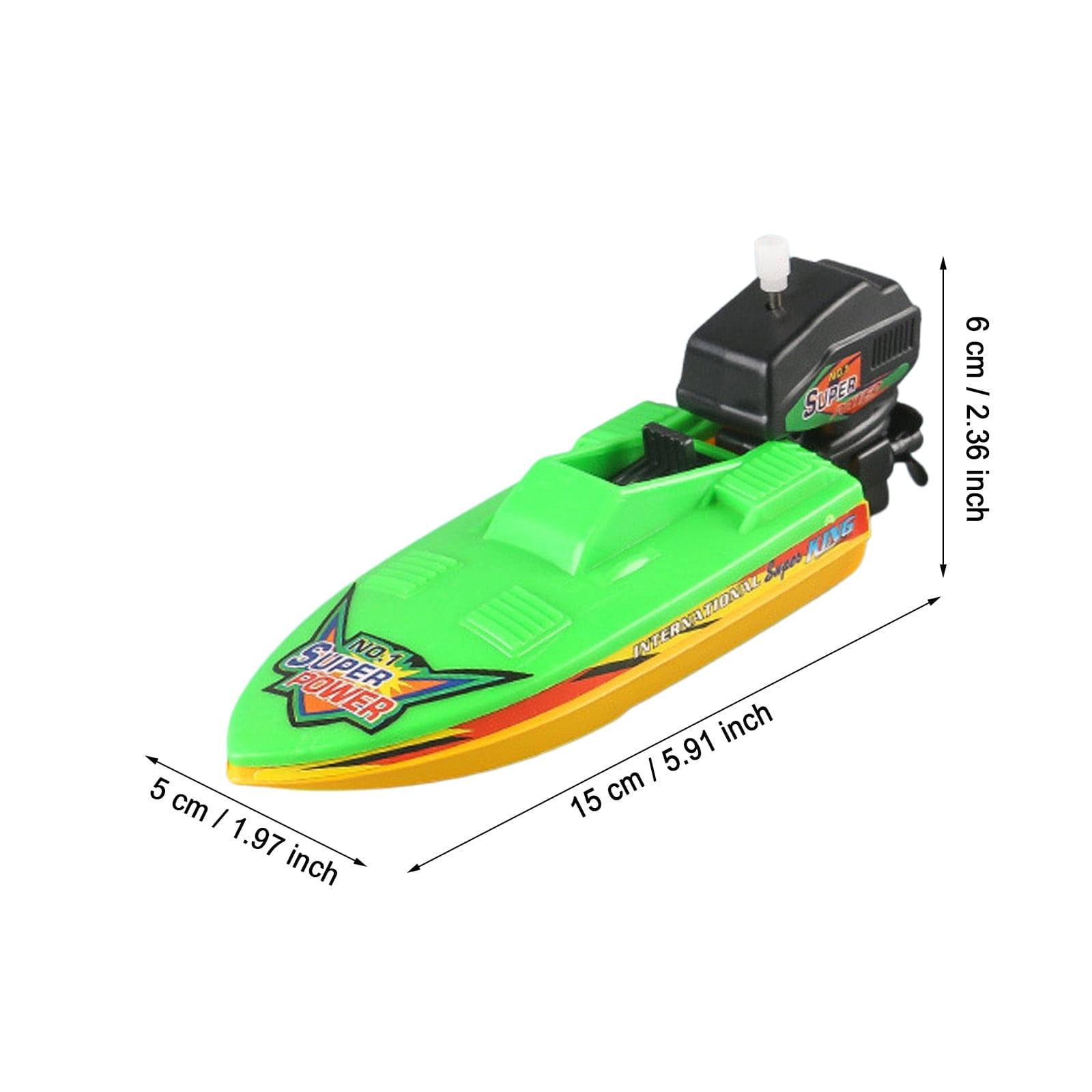 Bateau Jouet, 3 Pièces En Plastique Flottant Bateau à Moteur à Remonter Jouet De Bain Pour Jeu D'eau De Baignoire, Bain Remonter Sûr Et Amusant Pour