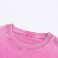 thumbnail image 5 of Homenesgenics Mens Shirts Men Tops T Shirts for Man Men's Casual Round Neck Solid Color Sports Washed Cotton Retro Distressed T-Shirt Pink XXXXXL, 5 of 8