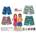 thumbnail image 6 of Funny Summer Swim Trunks for Kids, Quick Dry Swim Shorts for Boys and Girls, Bathing Suits, Swimwear, Swim Shorts with Various Colors & Designs, Quick Dry Nylon Shorts, Lovely Bunny, 9-10T, 6 of 7