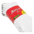 thumbnail image 4 of Calceta Infantil Atléticos para Niño Diseño Liso Blanco 3 Pares Talla 6/8, 4 of 4