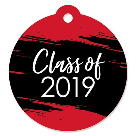 Red Grad - Best is Yet to Come -  Red 2019 Graduation Party Favor Gift Tags (Set of (Best Inexpensive Red Dot)