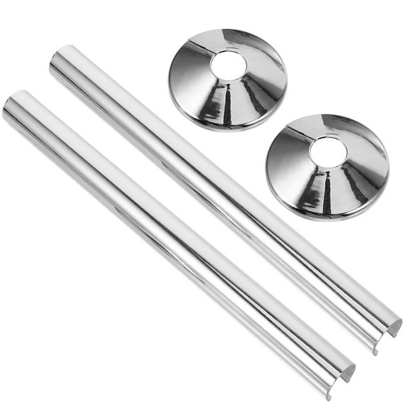 GAXIRE Shower Pipe Collar Water Pipe Cover Escutcheon Replacement Plate Assorted Color 2 Sets