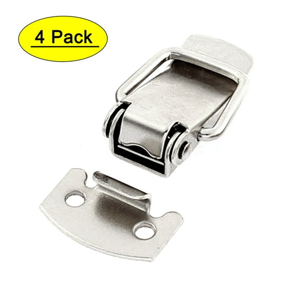 Cases Boxes Chests Metal Toggle Latch Silver Tone 4Pcs