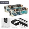 thumbnail image 4 of Haiem Comic Airplane Cockpit Illustration Print Leather Pencil Case Art Supplies Case Zipper Pencil Pouch Stationery Storage Pencil Bag, 4 of 7
