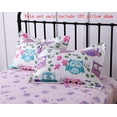 thumbnail image 4 of MarCielo Kids Comforter Set Girls Comforter Set Kids Bedding Set Include Sheet Set Bunk Beds for Kids Twin/Full, Owl (Twin), 4 of 6
