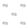 thumbnail image 3 of jesticaly Tissues Cover Transparent Waterproof Desktop Napkin Box Portable Container Office Paper Towel Holder Dispenser White 5Set, 3 of 6