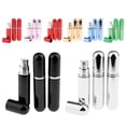 thumbnail image 4 of 3 botellas de perfume vacías de 5 ml, botella de spray de perfume recargable para llenar usted mismo plata brillante Yuyangstore Botellas de perfume vacías, 4 of 8