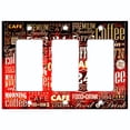 thumbnail image 2 of Metal Light Switch Plate Cover Cafe Diner Coffee Sign Red COF033, 2 of 13