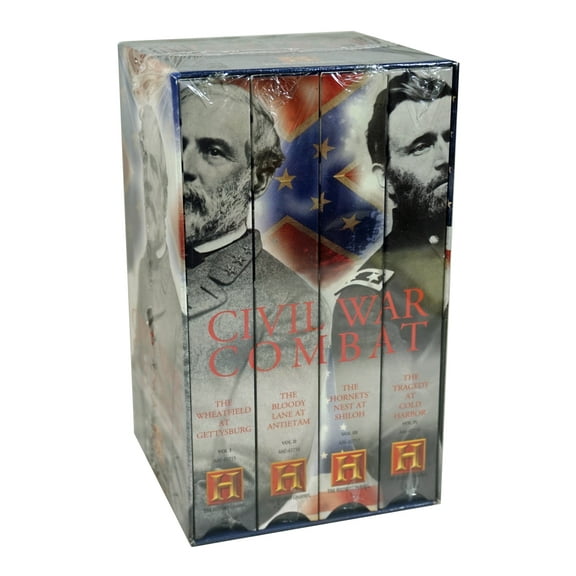 History Channels presents Civil War Combat: America's Bloodiest Battles - Box Set of 4 VHS Tapes