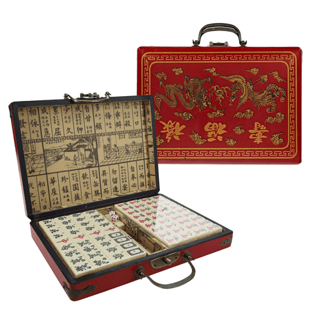 WE Games Traditional Chinese Mahjong Set Travel Size