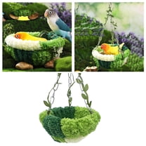 Green Coral Parrot Bed Hanging Bird Sleeping Nest for Cage Comfortable Soft