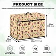 thumbnail image 7 of ZIATUBLE Hedgehogs Sewing Machine Dust Cover Mushroom Pattern Sewing Machine Protect Cover Foldable Sewing Machine Cover with Storage Pocket for Most Standard Sewing Machines Cover, 7 of 7