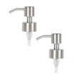thumbnail image 2 of 2 Pcs Cyenie Stainless Steel Liquid Hand Soap Dispenser Nozzle, Universal Pump Bottle Head, Kitchen Bathroom Replacement Cap Silver, 2 of 3