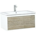 thumbnail image 2 of Lexora Home Scopi 30" Single Acrylic Top Bathroom Vanity with Rose Gold Faucet, 2 of 11