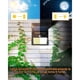 thumbnail image 5 of Innosinpo Luces solares para exteriores 4 piezas 216 LED 1000 lúmenes Luz solar para exteriores con sensor de movimiento 300º Gran angular Luces solares para exteriores Impermeable IP65 Montado en la pared para la entrada del jardín, 5 of 5