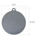 thumbnail image 2 of Paquete de 5 alfombrillas protectoras para placa de inducción eléctrica, alfombrilla antideslizante de silicona, funda protectora contra arañazos, alfombrilla con aislamiento térmico, color negro, 2 of 8