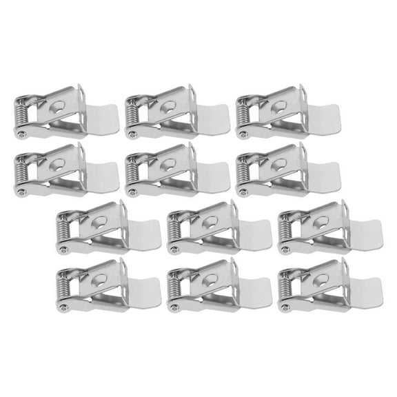 Clispeed Light Retaining Clip For Lighting Fixtures 12Pcs 2In Cold-Rolled Sheet