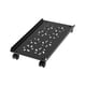 thumbnail image 3 of Soporte de móvil ajustable para PC, carrito de piso que ahorra espacio con 4 ruedas, soporte para computadora debajo del escritorio que gira 360 degree No retráctil, 3 of 9