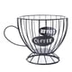 thumbnail image 1 of Cesta para cápsulas de café Bearachild organizador negro con gran espacio de almacenamiento, 1 of 6