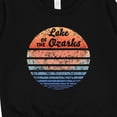 thumbnail image 3 of Inktastic Lake of the Ozarks Distressed Retro Sunset Toddler Sweatshirt, 3 of 4