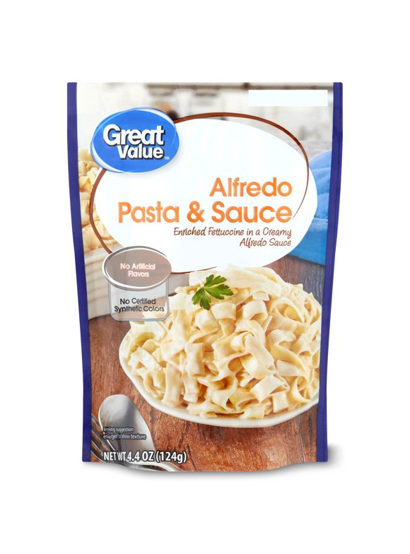 Great Value meal kits and sides in Great Value pantry