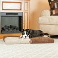 thumbnail image 6 of K&H Pet Products Quilted Memory Dream Pad 1" Large Chocolate / Tan 37" x 52" x 1", 6 of 6