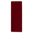thumbnail image 3 of Ottomanson Softy Bath Rug Washable Non-Slip Rubberback Solid 2x6 Indoor Runner Rug, 2'2" x 6', Red, 3 of 7