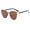 C2 Gold Frame Tea Lens, variant on New fashionable polarized sunglasses for women, trendy European and American style, UV protection, slimming effect for round faces, unisex