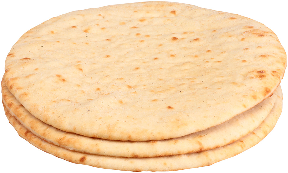 Pack of 12, Kronos, 7" Original Perfect Pita, 10 Per Pack