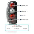 thumbnail image 3 of Spec-D Tuning Black Housing Clear Lens Tail Lights Compatible with 2000-2006 Chevy/GMC Suburban, Chevy Tahoe, GMC Yukon/Denali/XL, Left + Right Pair Assembly, 3 of 7