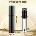 thumbnail image 5 of Refillable Perfume Atomizer 5ml Perfume Bottle, Boriyuan Mini Travel Empty Portable Perfume Spray Bottle (Black + Gray), 5 of 8