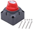 thumbnail image 1 of Battery Master Switch, 12V-48V 2 Gear 1500VAC / 1min Battery Disconnect Switch High Current ABS  For Cars, 1 of 8