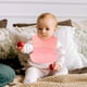thumbnail image 2 of 1 Set portátil bebé impermeable babero bebe comiendo babero lavabo lavable delantal, 2 of 6