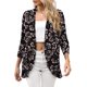 thumbnail image 4 of UKAP Cárdigan tipo Kimono para mujer, blusa con parte delantera abierta, blusa de manga 3/4, suéteres de verano con dobladillo alto y bajo para mujer, 4 of 6