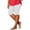 *1-White, variant on VBVC Women's Plus Size Stretchy Bermuda Shorts , Scalloped Hem Knee-Length Shorts For Women , Ladies' Summer Slim Butt Lift Leggings,Army Green,L-5XL