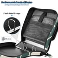 thumbnail image 4 of FORMRS Zipper Binder with Shoulder Strap 2-inch Ring 500 Sheet Capacity File Bag, Black Cat Plants, 4 of 5