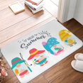 thumbnail image 2 of Non Slip Door Mat, Gnomes Summer Fast Drying Bath Tub Mats, Absorbent Bathroom Rugs Entrance Welcome Mat, Bath MatS for Tub, Floor, Home, Kitchen, Hotel,16x24in, 2 of 6