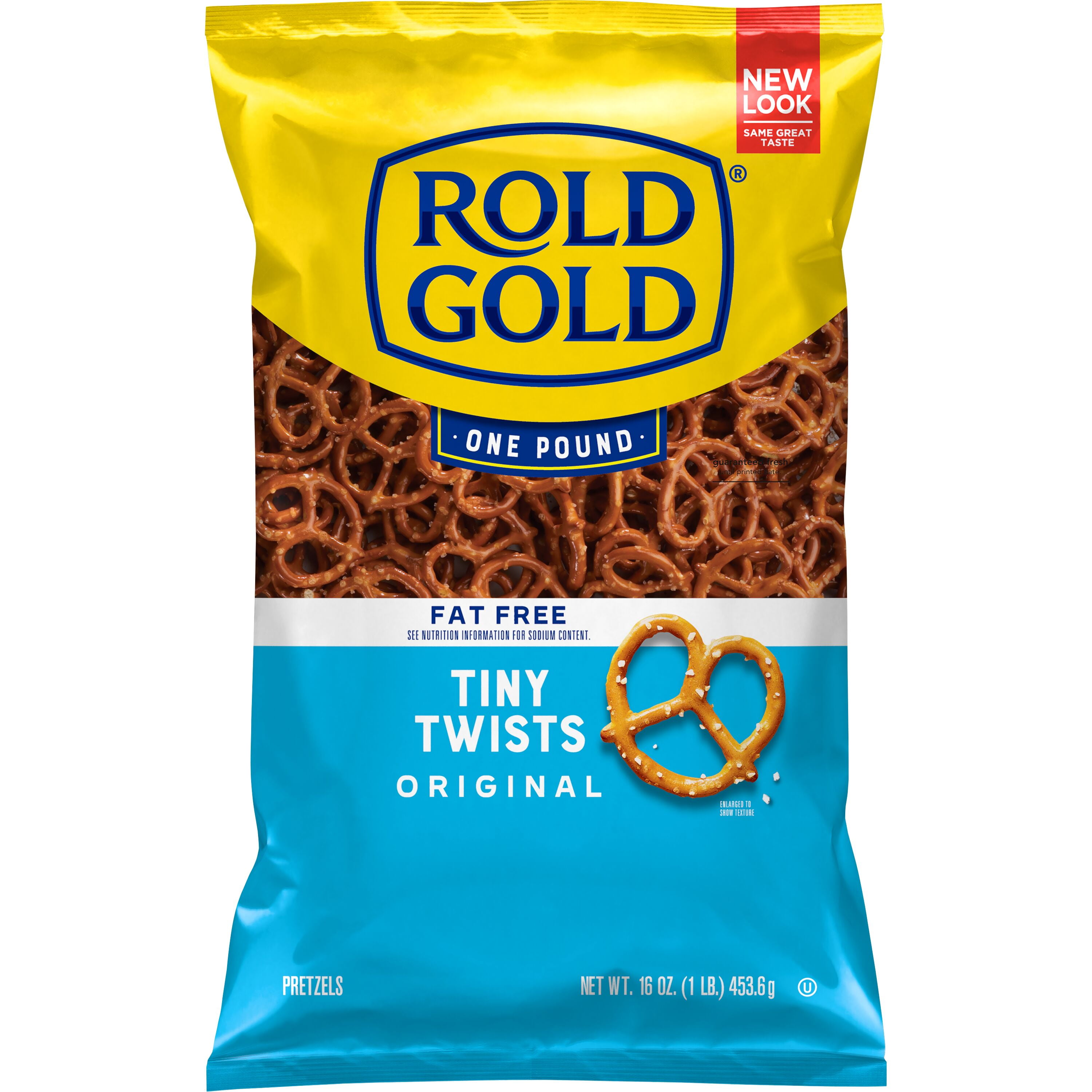 Rold Gold Fat-Free Tiny Twists Original Pretzels, 16 Oz.