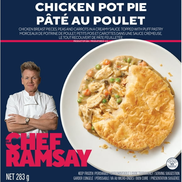 By Chef Ramsay Chicken Pot Pie, 10 oz (Frozen), GR Chkn Pot Pie