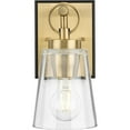 thumbnail image 4 of Cassell Collection One-Light Vintage Brass Matte Black Luxe Industrial Bath & Vanity Light, 4 of 13