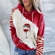 thumbnail image 3 of Sudaderas Con Capucha de Navidad Para Mujer, Suéter Cálido de Invierno, Prendas de Vestir Informales de Manga Larga Con Cordón A La Moda Con Bolsillos Odeerbi ODB203258, 3 of 4