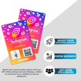 thumbnail image 5 of Étiquette Réutilisable Personnalisée-Tap/QR Carte de Révision Instagram - 1 Pack Carte de Révision Instantanée Instagram - Code QR et Cartes NFC pour Entreprise, Carte Tap, 5 of 5