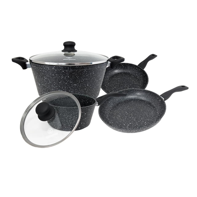 Westinghouse Batería de Cocina de 6 Piezas Mármol Negro WCCS000906AMBB negro
