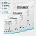 thumbnail image 2 of Spacesaver Premium *Variety* Vacuum Storage Bags (5 x Small, 5 x Medium, 5 x Large, 5 x Jumbo) (80% More Storage Than Leading Brands) Free Hand Pump for Travel! (Variety 20 Pack), 2 of 6