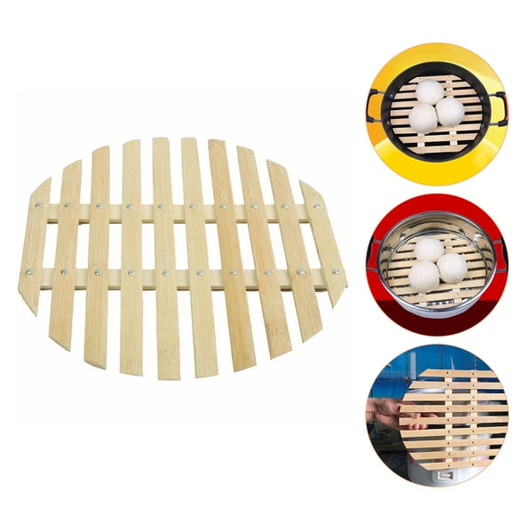 BRIGHTFUFU Bamboo Steamer for Cooking Bamboo with Air Permeability 1Pcs